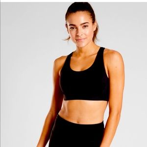 Athleta Ulitmate Sports Bra Black Large
